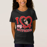 I Love My Boyfriend Personalized T-Shirt<br><div class="desc">I Love My Boyfriend Personalized Photo and Text</div>