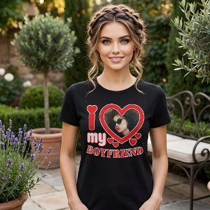 I Love My Boyfriend Personalized T-Shirt
