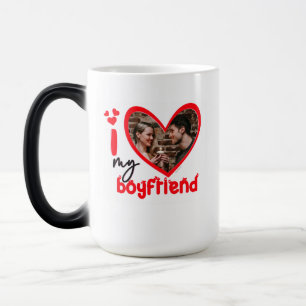 I Love My Boyfriend Photo Gift Coffee Mug