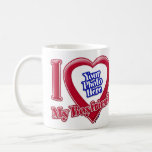 I Love My Boyfriend Photo Red Heart Coffee Mug at Zazzle