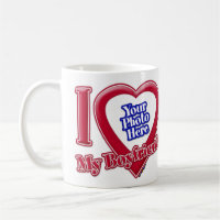 I Love My Boyfriend Photo Red Heart