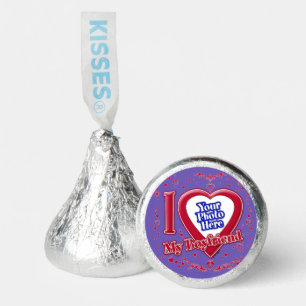 I Love My Boyfriend Photo Red Hearts Purple Hershey®'s Kisses®