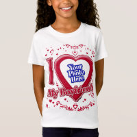 I Love My Boyfriend Photo Red Hearts