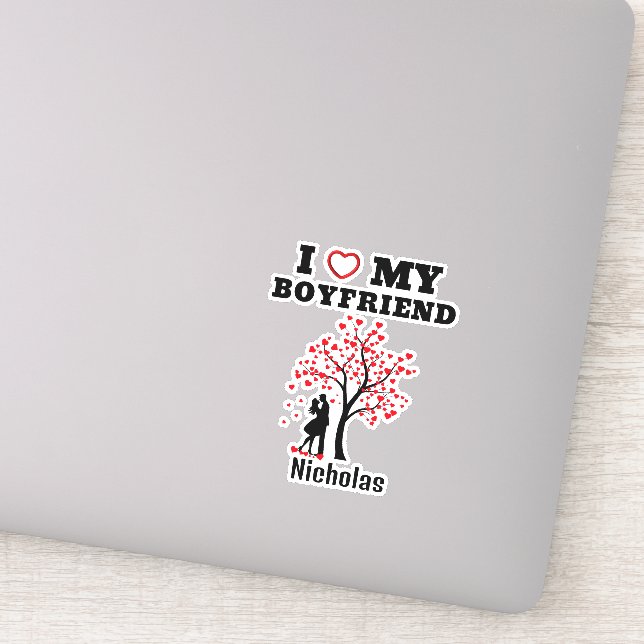 I Love my Boyfriend Sticker (Detail)