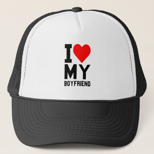 I love my BOYFRIEND Trucker Hat