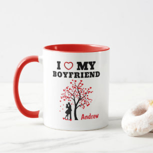 I Love My Boyfriend two-tone Mug