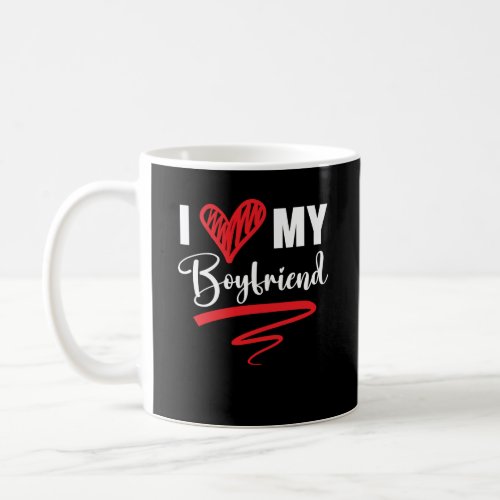 I Love My Boyfriend Valentines Day Cupid Love Coffee Mug