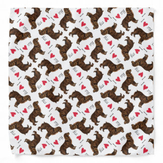 I Love my Boykin Spaniel Bandana