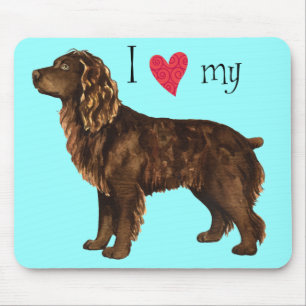 I Love my Boykin Spaniel Mouse Pad