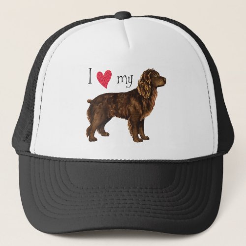 I Love my Boykin Spaniel Trucker Hat