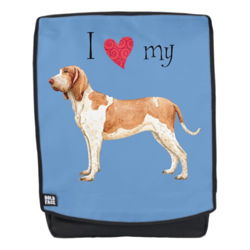 I Love my Bracco Italiano Backpack