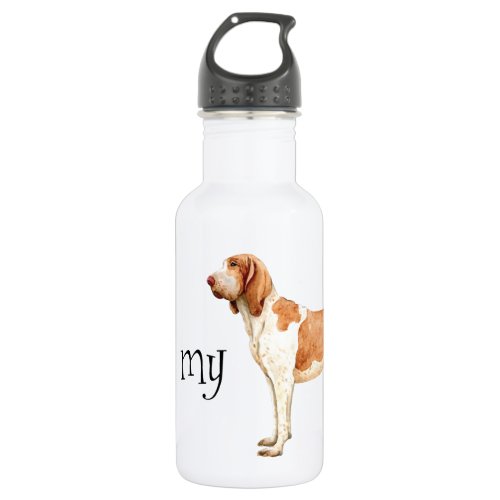 I Love my Bracco Italiano Stainless Steel Water Bottle