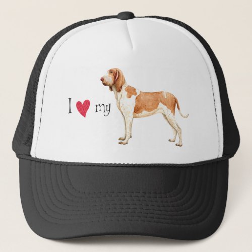 I Love my Bracco Italiano Trucker Hat