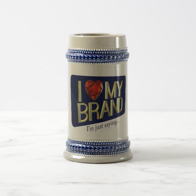 I Love My Brand Mug (Center)