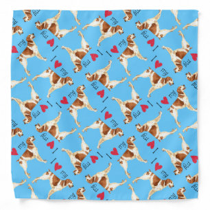 I Love my Brittany Bandana