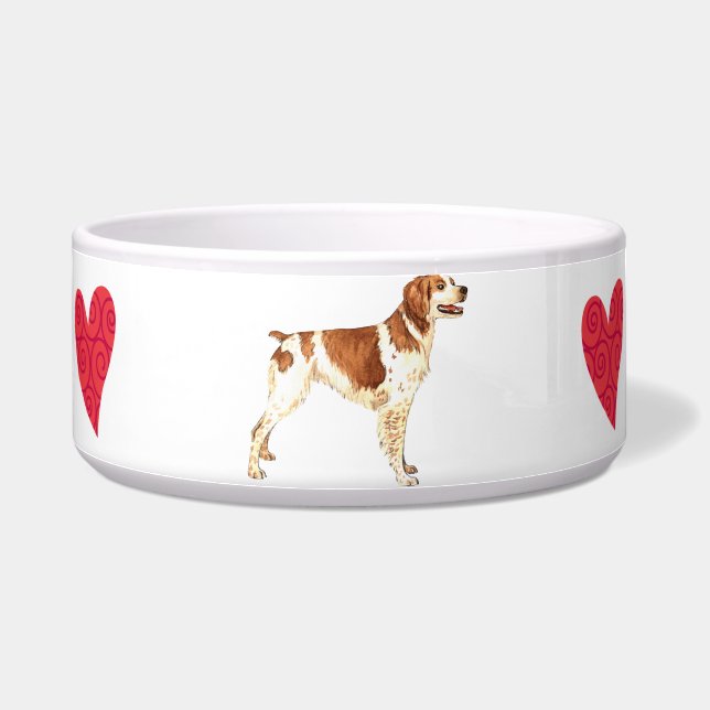 I Love my Brittany Bowl (Right)