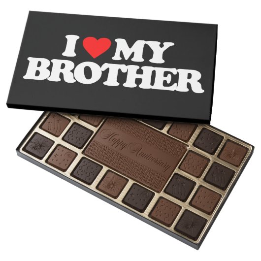 I LOVE MY BROTHER ASSORTED CHOCOLATES (Opened)