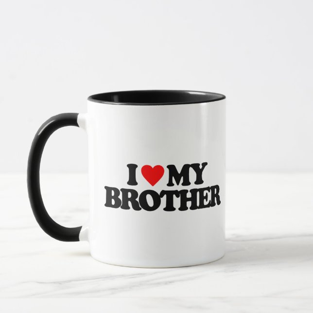 I LOVE MY BROTHER MUG (Left)