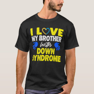I Love My Brother With Down Syndrome 21 March Vint T-Shirt