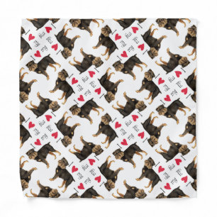 I Love my Brussels Griffon Bandana