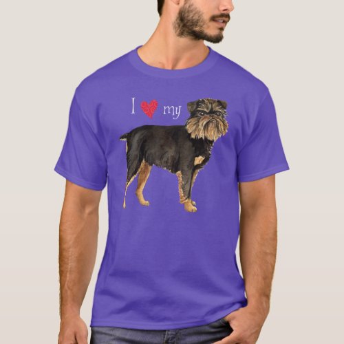 I Love my Brussels Griffon T_Shirt