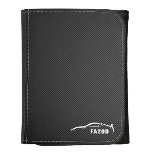 I Love My BRZ _ Subaru FA20D Leather Tri_fold Wallet