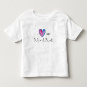 I Love My Bubbe and Zayde T-Shirt