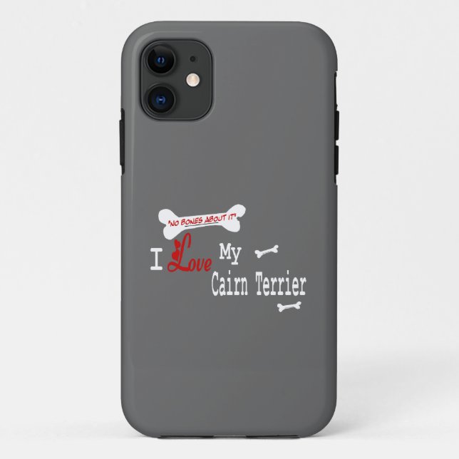 I Love My Cairn Terrier Case-Mate iPhone Case (Back)