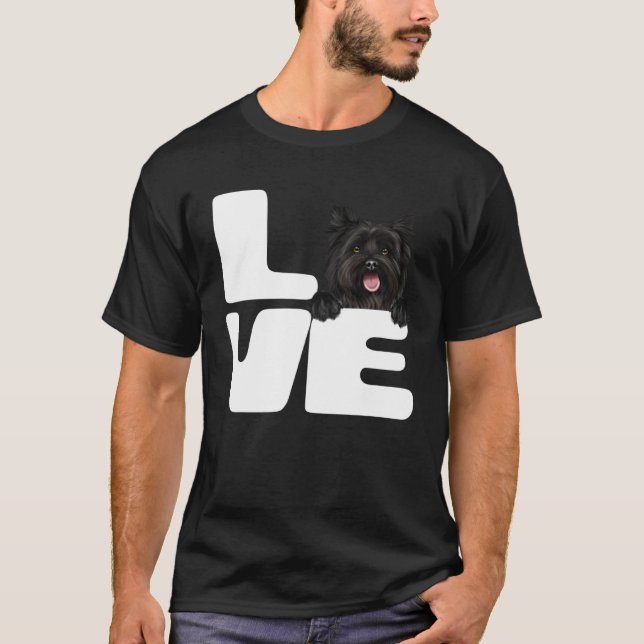 I Love My Cairn Terrier Dog T-Shirt (Front)