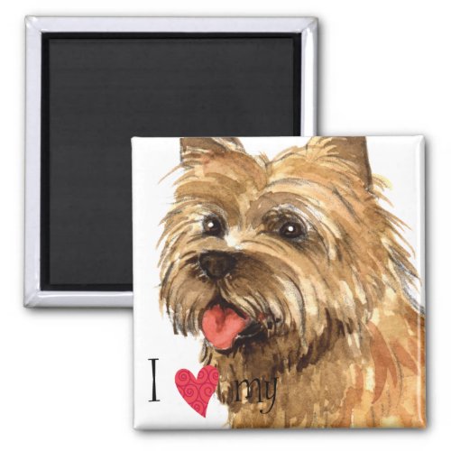 I Love my Cairn Terrier Magnet