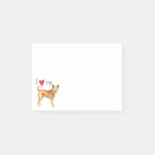 I Love my Canaan Dog Post_it Notes