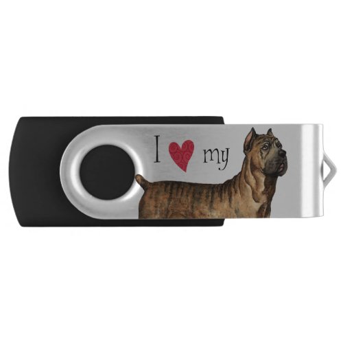 I Love my Cane Corso Flash Drive