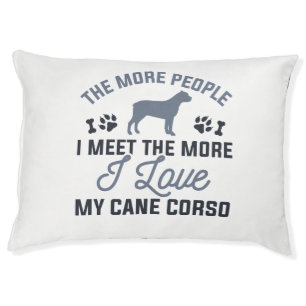 I Love My Cane Corso Pet Bed