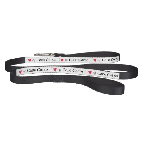 I Love my Cane Corso Pet Leash