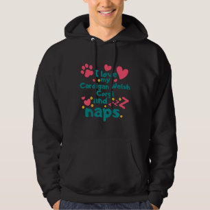 I Love My Cardigan Welsh Corgi And Naps 999 Hoodie
