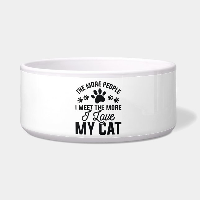 I Love My Cat Bowl (Front)