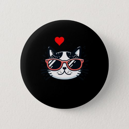 I Love My Cat  Button