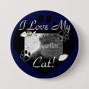 I love my Cat Button