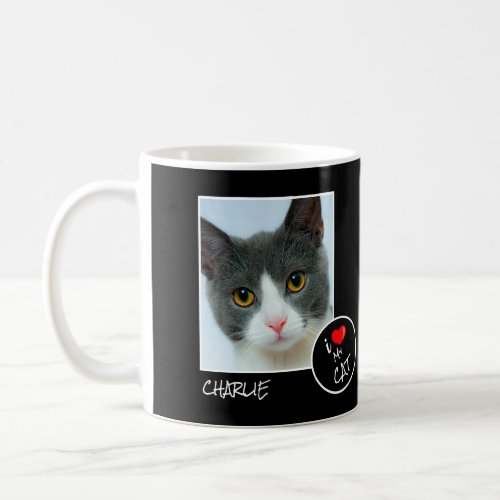 I Love My Cat Custom Photo  Pet Lovers Coffee Mug