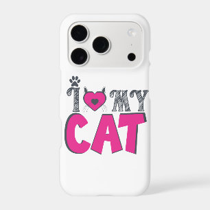 I Love My Cat – Cute Pet Lover Design iPhone 17 Pro Case