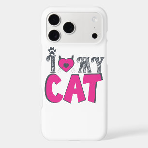 I Love My Cat – Cute Pet Lover Design iPhone 17 Pro Max Case