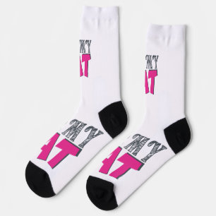 I Love My Cat – Cute Pet Lover Design Socks