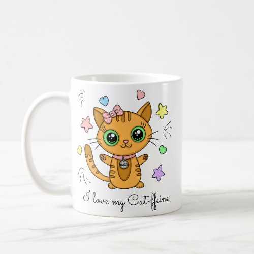 I Love my Cat_ffeine Coffee Mug