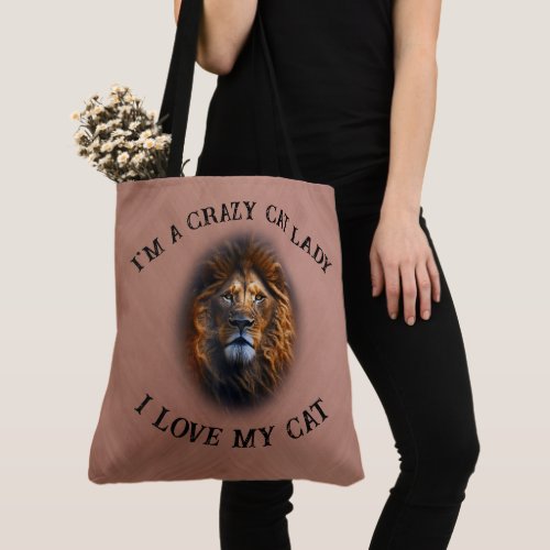 I Love My Cat Fun Custom Rose Gold Tote Bag