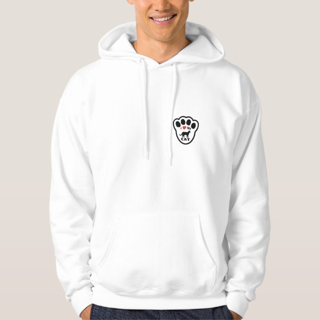 I Love My Cat Hoodie (Front)