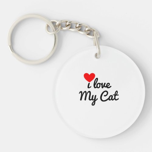 I love my Cat Keychain