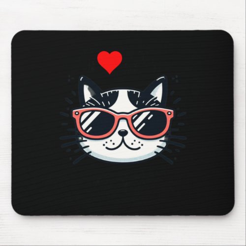 I Love My Cat  Mouse Pad