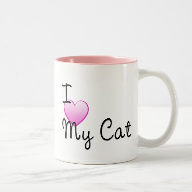 I Love My Cat Mug (Right)