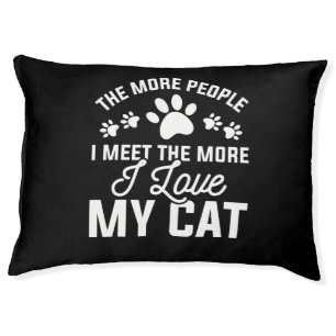 I Love My Cat Pet Bed