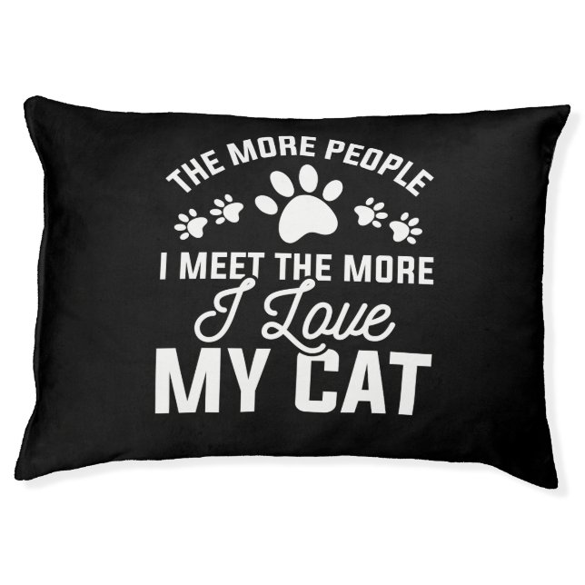 I Love My Cat Pet Bed (Front)